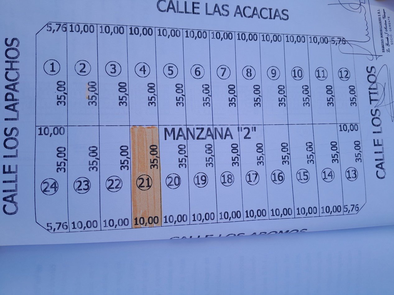 VENDEMOS TERRENO EN SAUCE MONTRULL Calle Marega